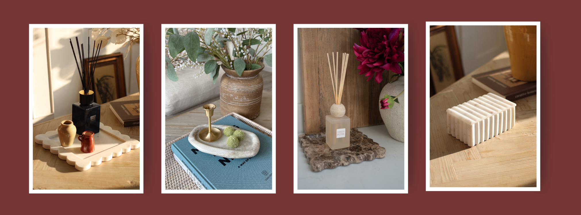 How to Style a Marble Tray on a Coffee Table