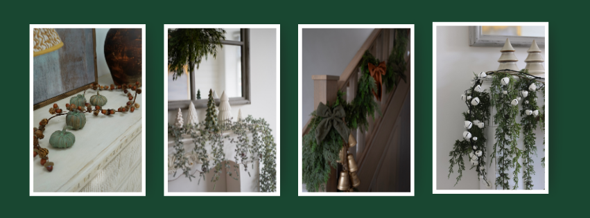 How to Style Faux Christmas Garlands for a Festive and Timeless Home