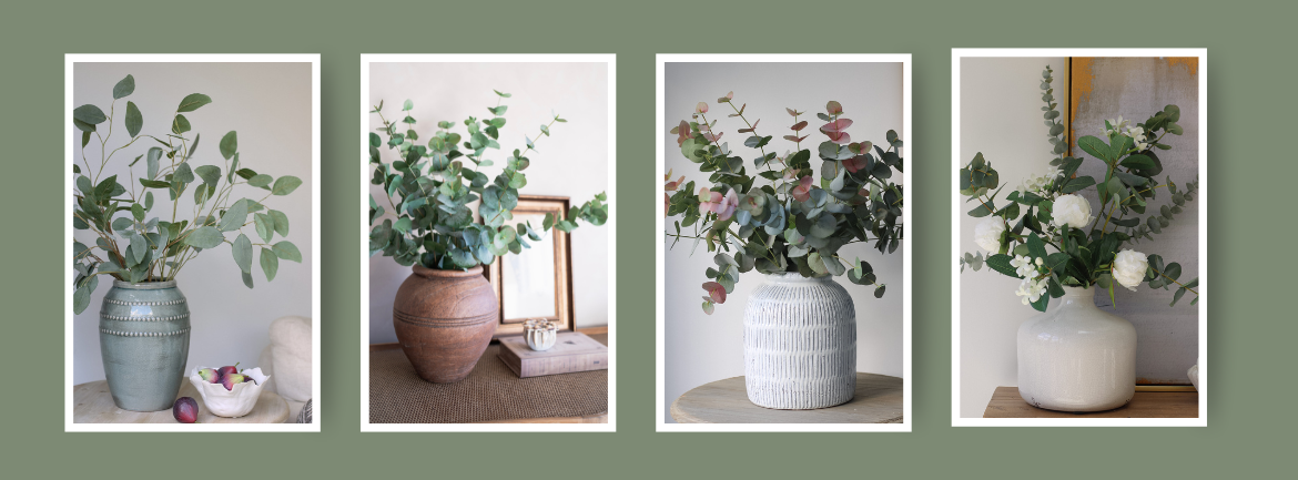 How to Style Faux Eucalyptus in Your Home