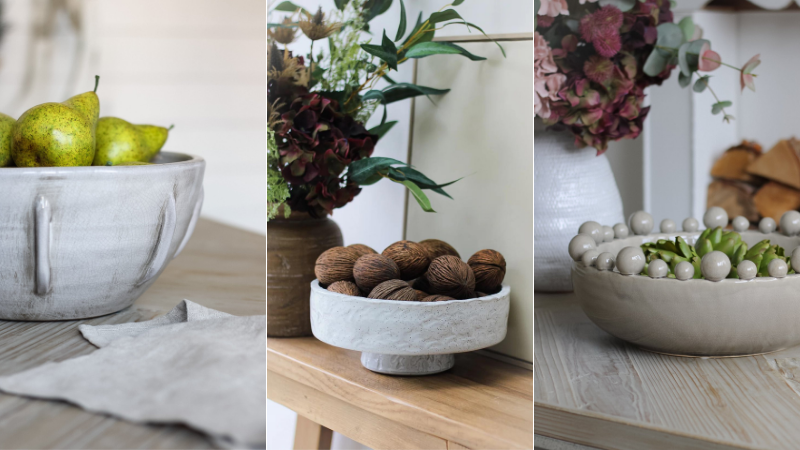 How to Style Decorative Display Bowls in Your Living Room - Ivy Grey ...