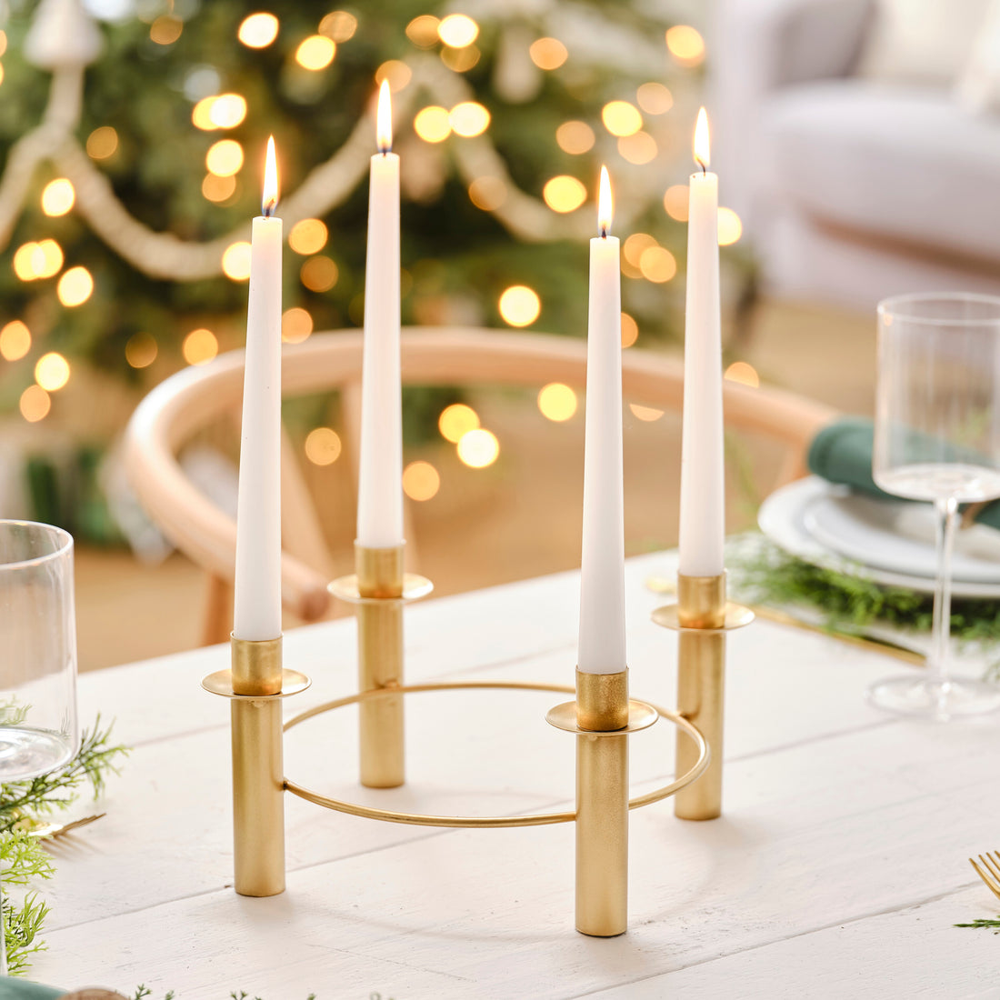 How to create a winter wonderland Christmas tablescape