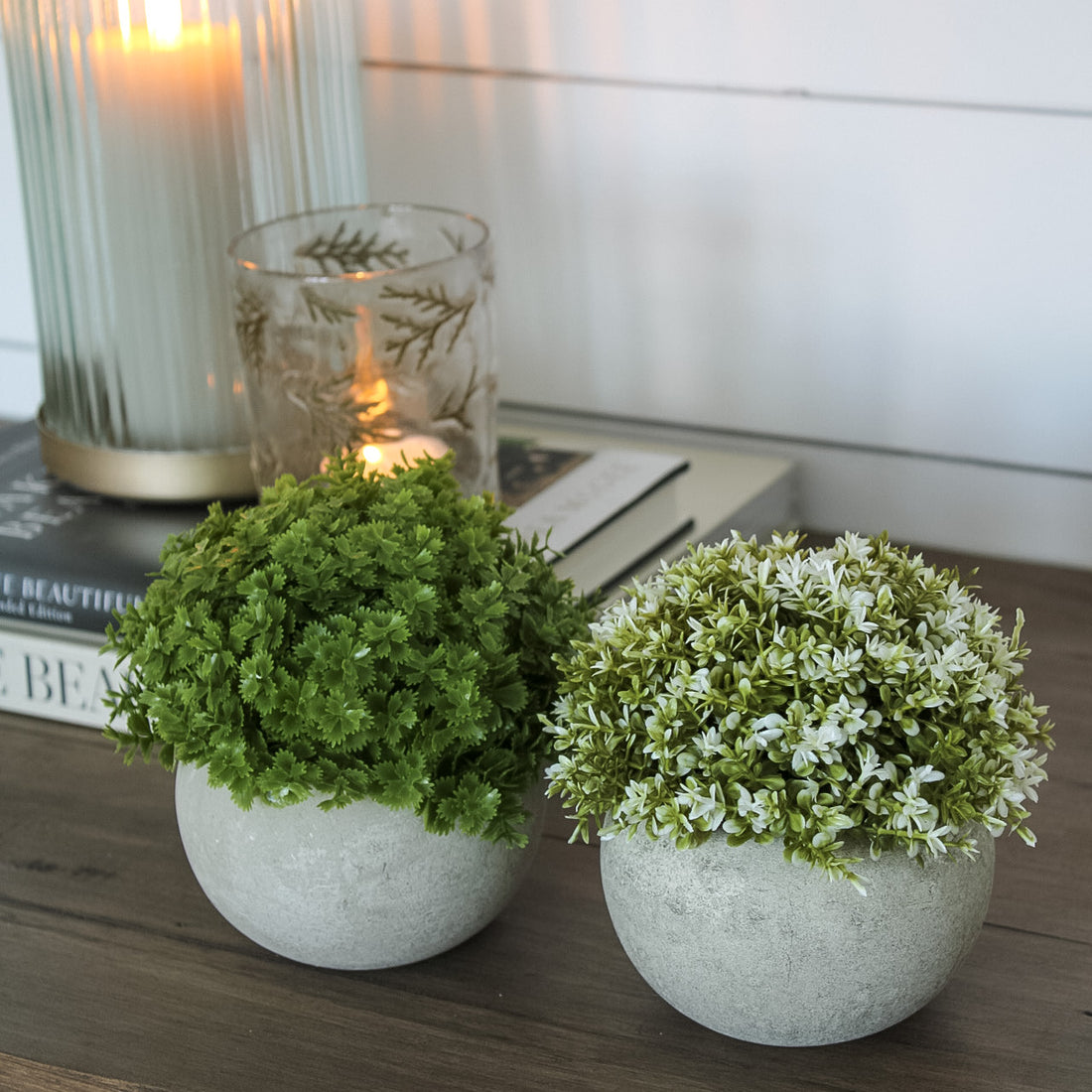 Faux greenery doesn't have to look fake