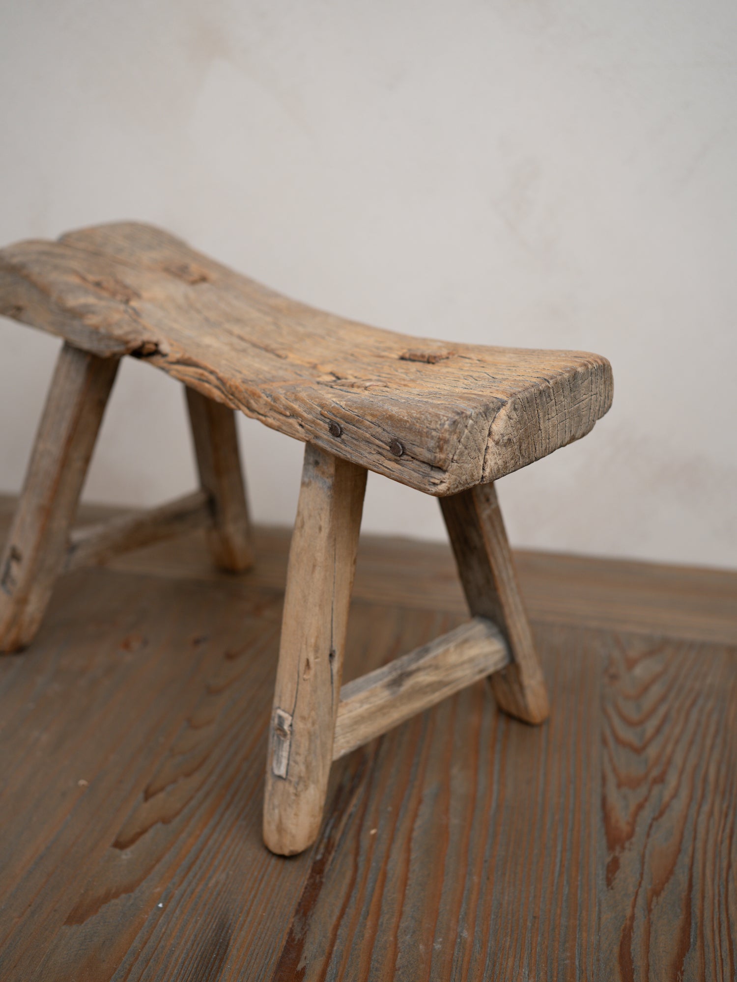 Reclaimed Wooden Mini Stool - Style D