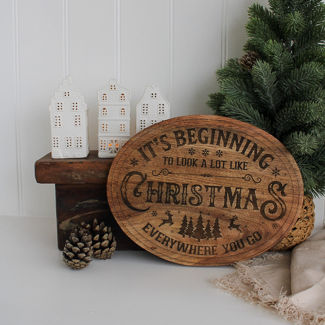 It’s Beginning… Christmas Wooden Sign