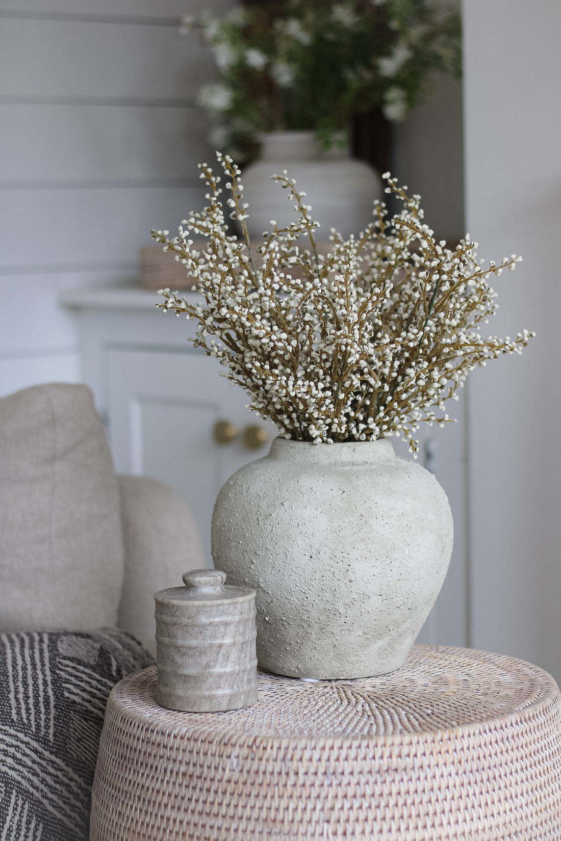 Lanesborough Textured Stoneware Vase