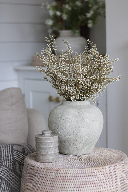 Rustic stone vase