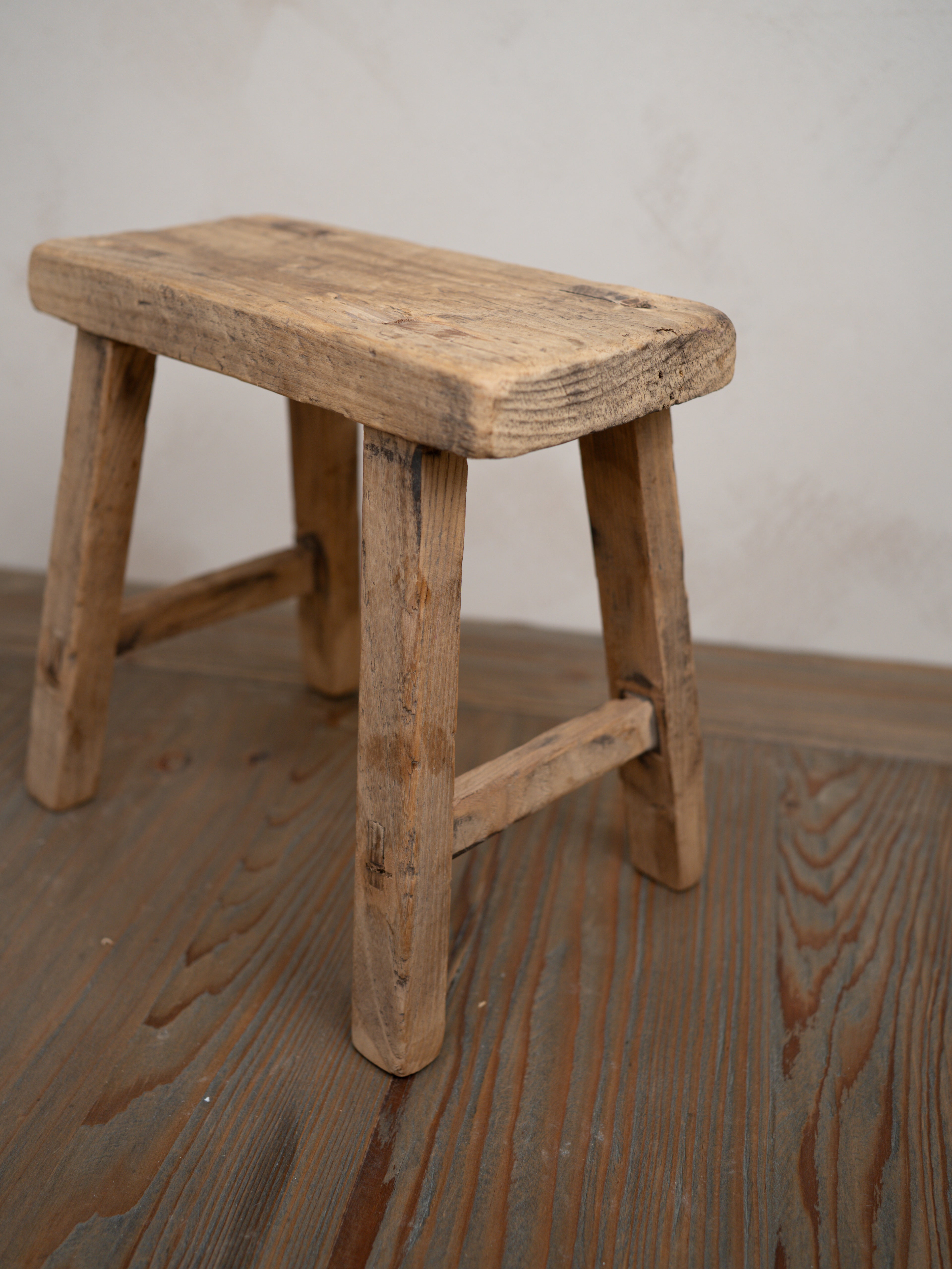 Reclaimed Wooden Mini Stool - Style F