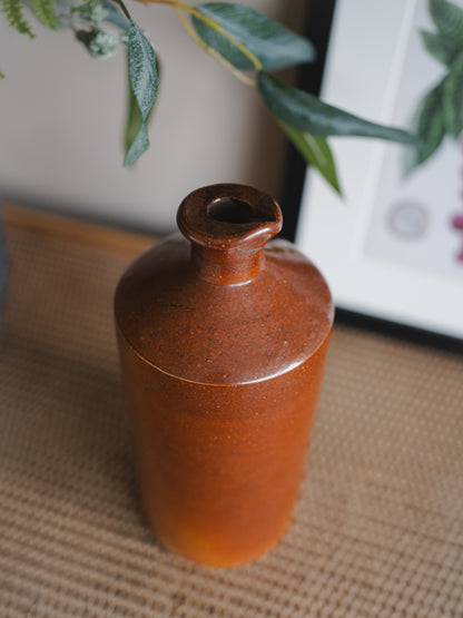 Tall Vintage Brown Ink Pourer - Style 4
