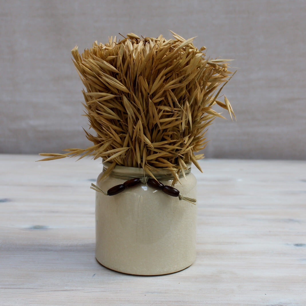 Potted Dried Wheatgrass
