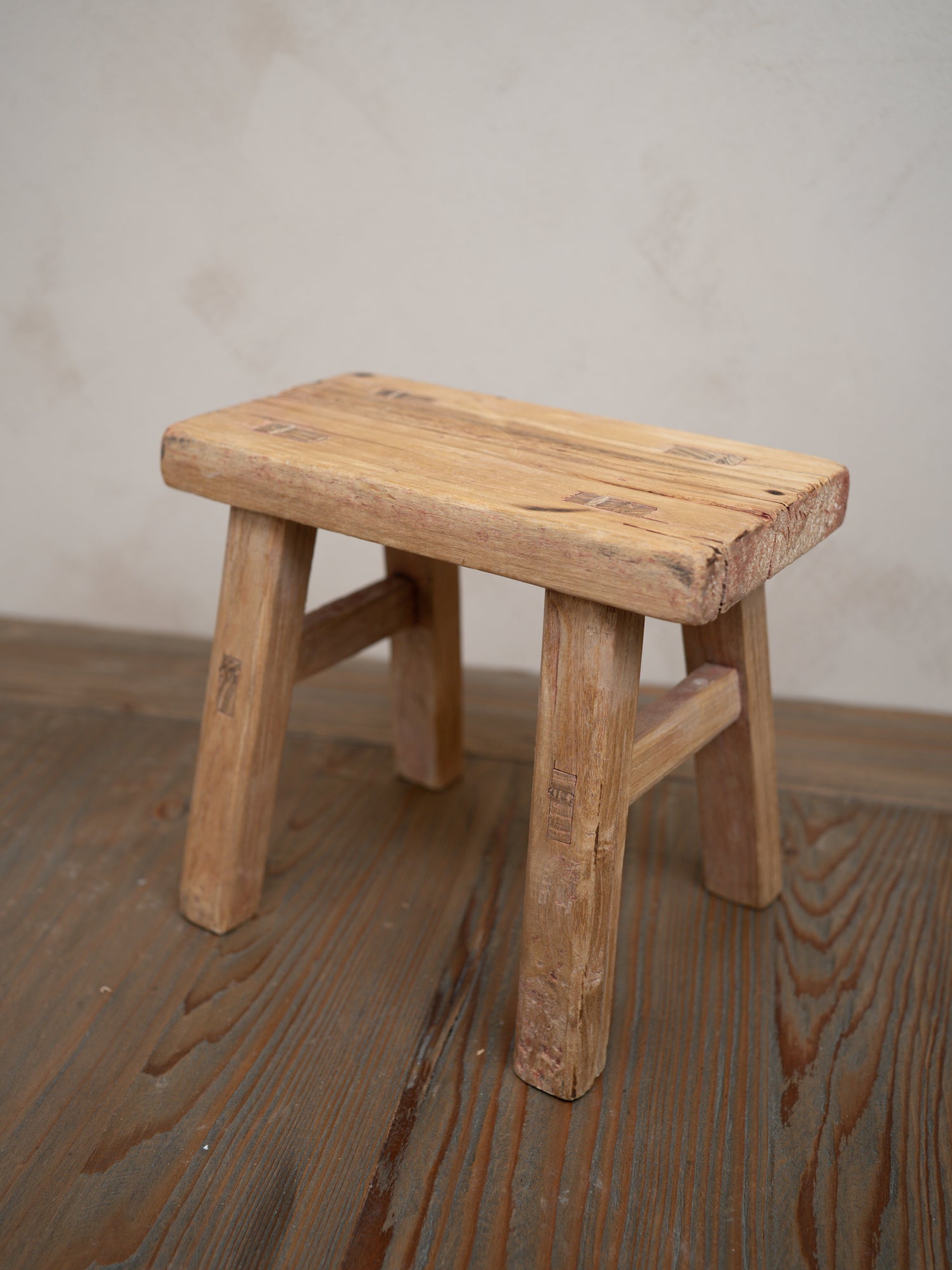Reclaimed Wooden Mini Stool - Style V