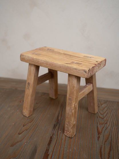Reclaimed Wooden Mini Stool - Style V