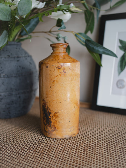 Tall Vintage Brown Ink Pourer - Style 2