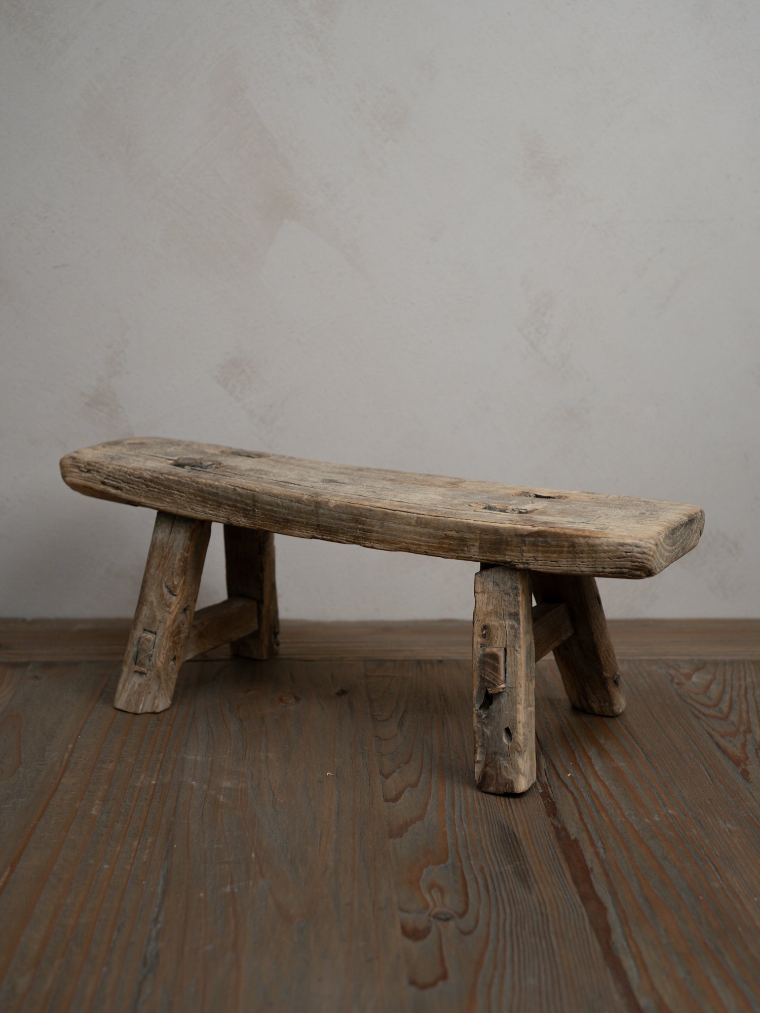 Reclaimed Wooden Mini Stool - Style C