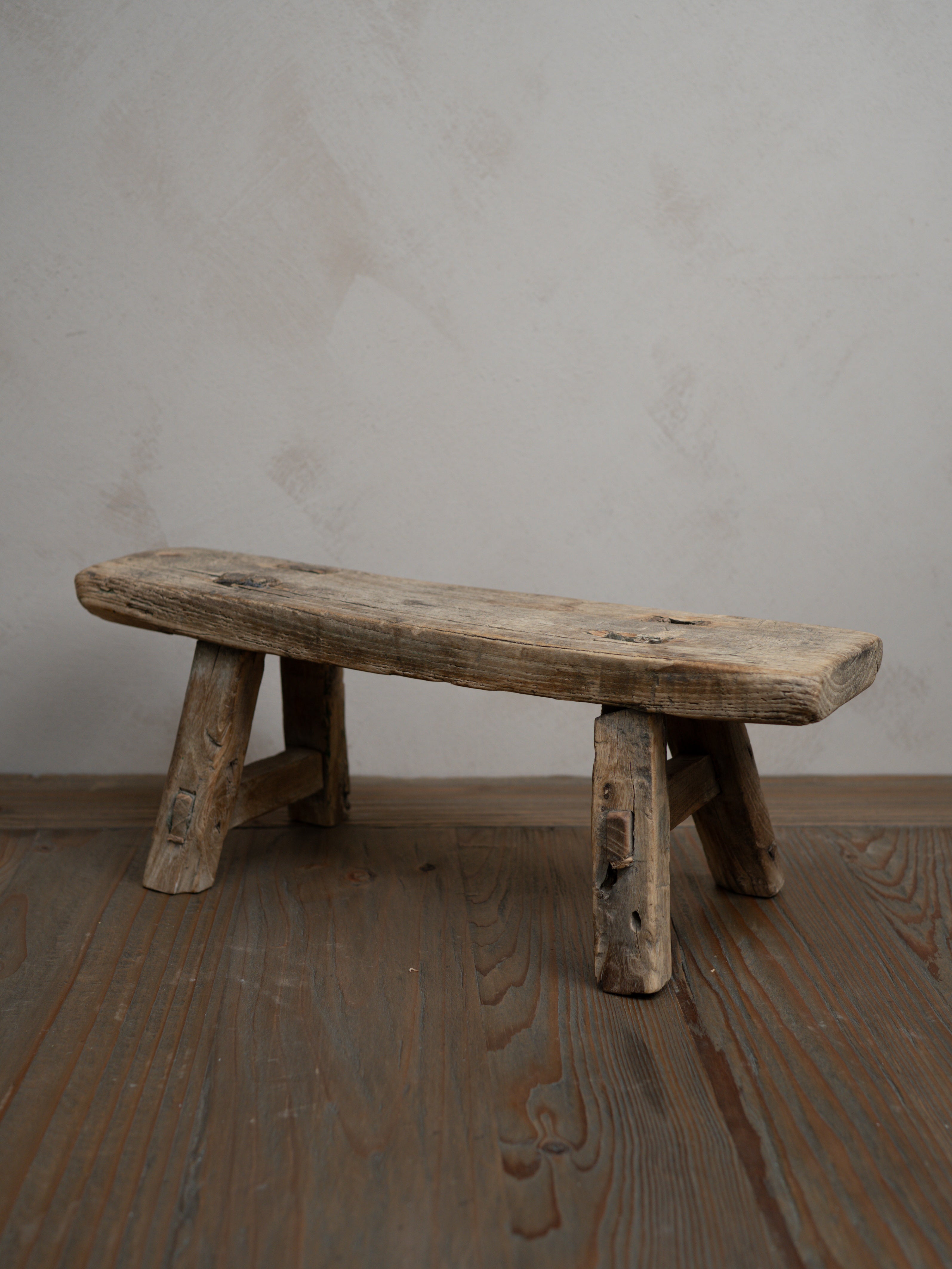 Reclaimed Wooden Mini Stool - Style C