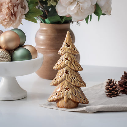 Earthy Ceramic LED Christmas Tree