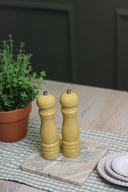 Mustard Salt &amp; Pepper Mills