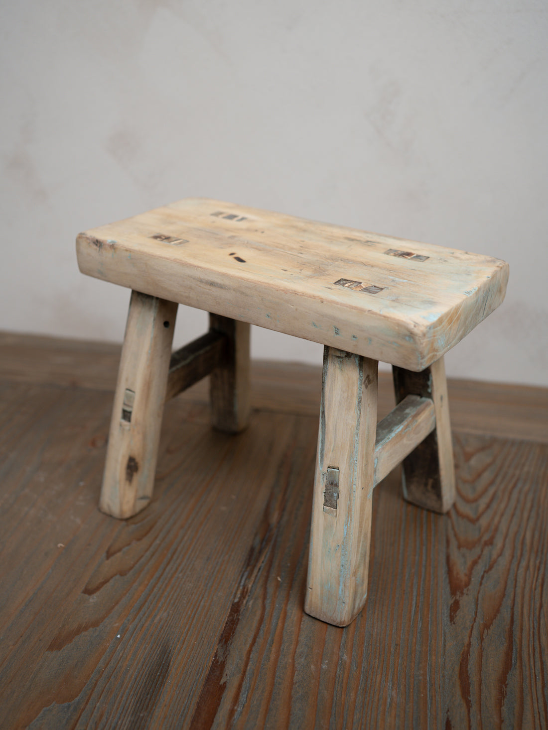 Reclaimed Wooden Mini Stool - Style AC