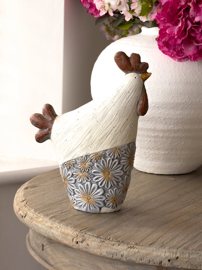 Floral Cockerel Ornament
