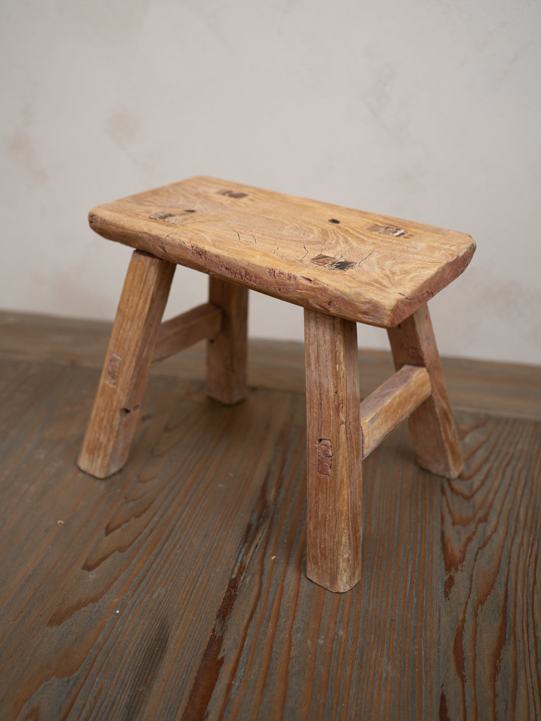 Reclaimed Wooden Mini Stool - Style U