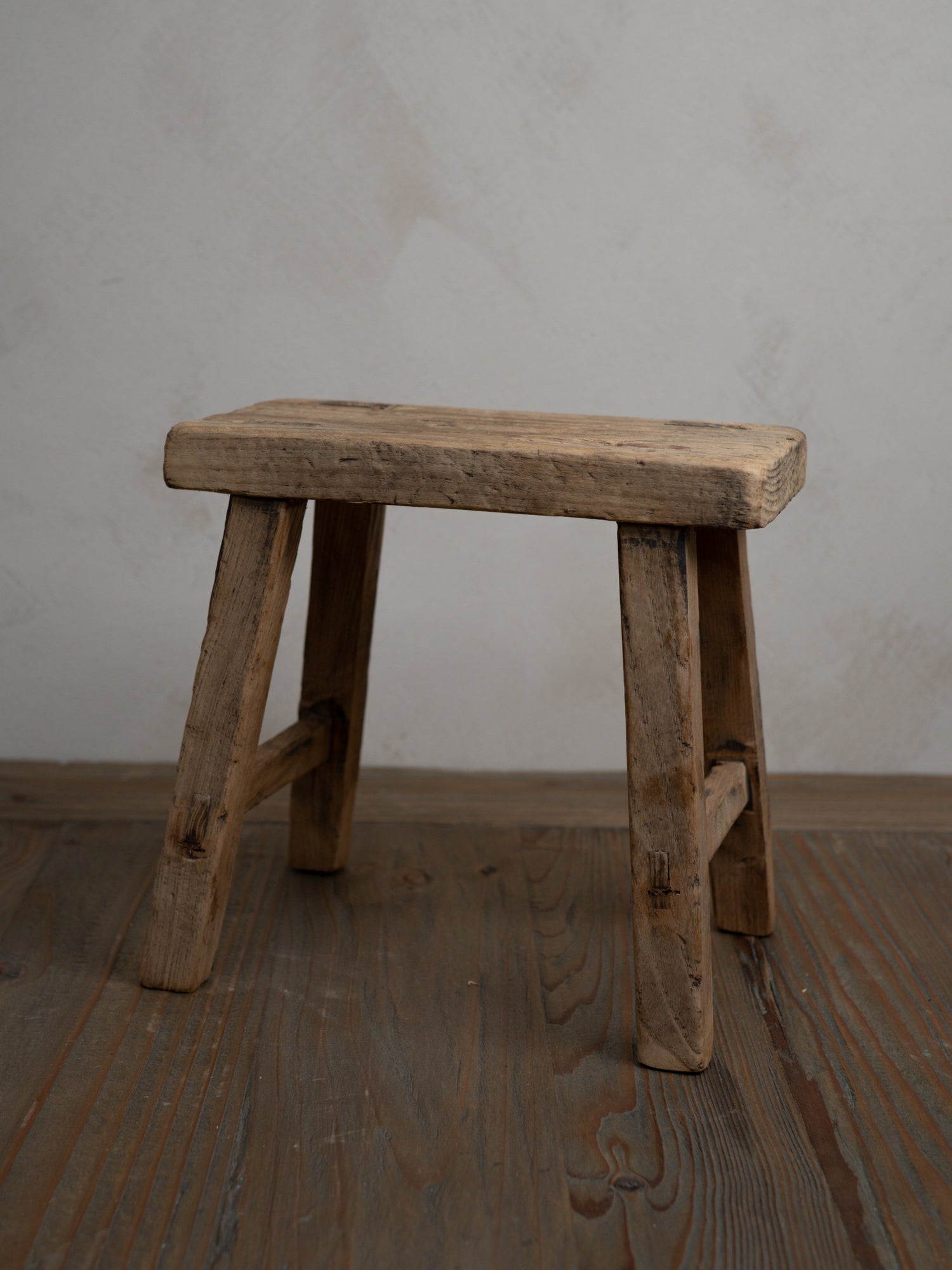 Reclaimed Wooden Mini Stool - Style F