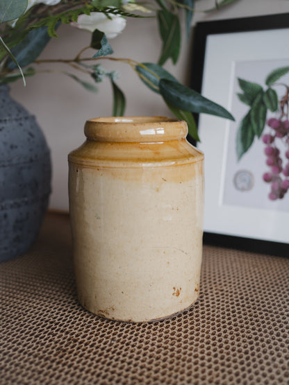 Large Vintage Salt Glazed Pot - Style 1
