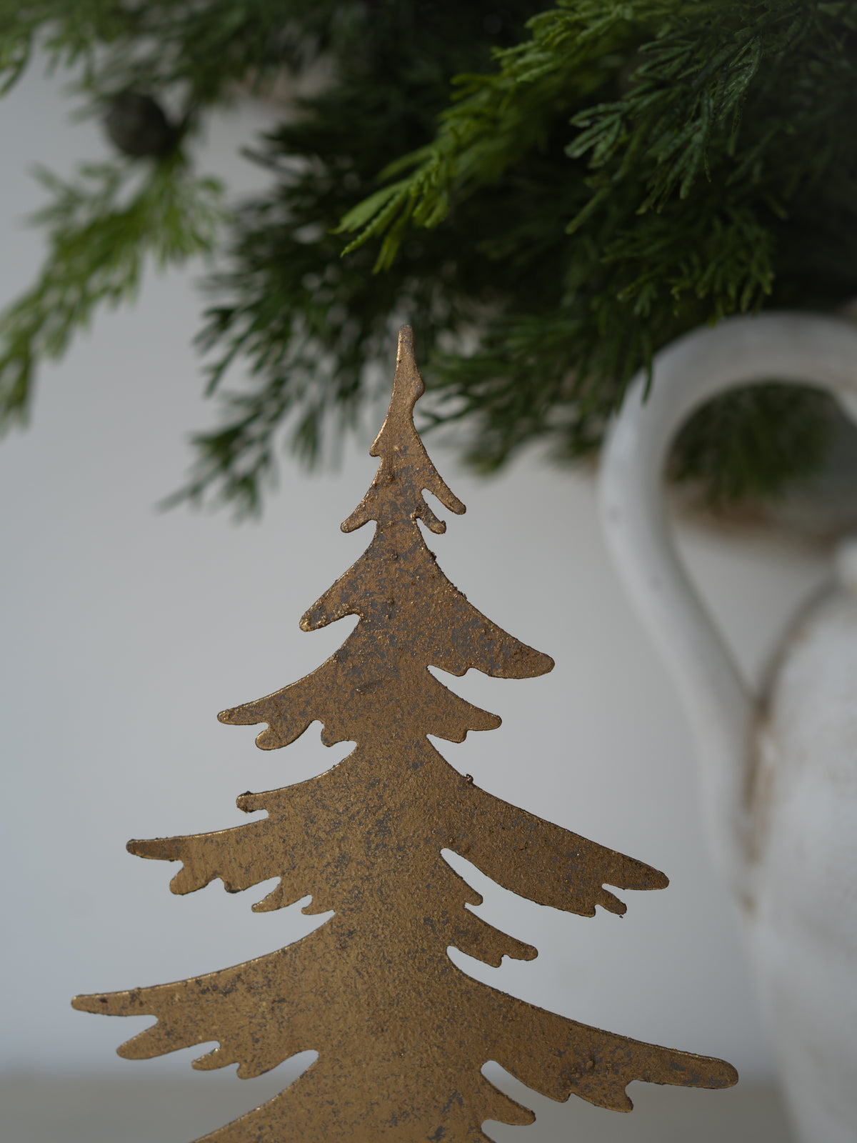 Gold Metal Christmas Tree