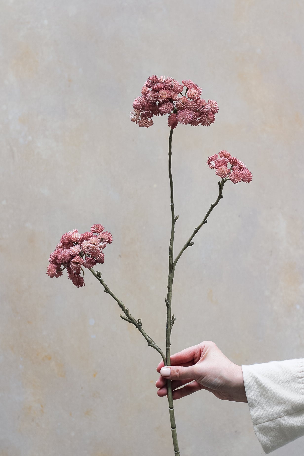 Faux Mauve Sedum Spray
