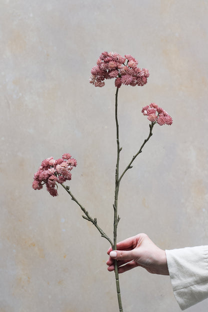 Faux Mauve Sedum Spray