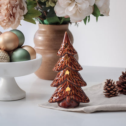 Earthy Ceramic LED Christmas Tree