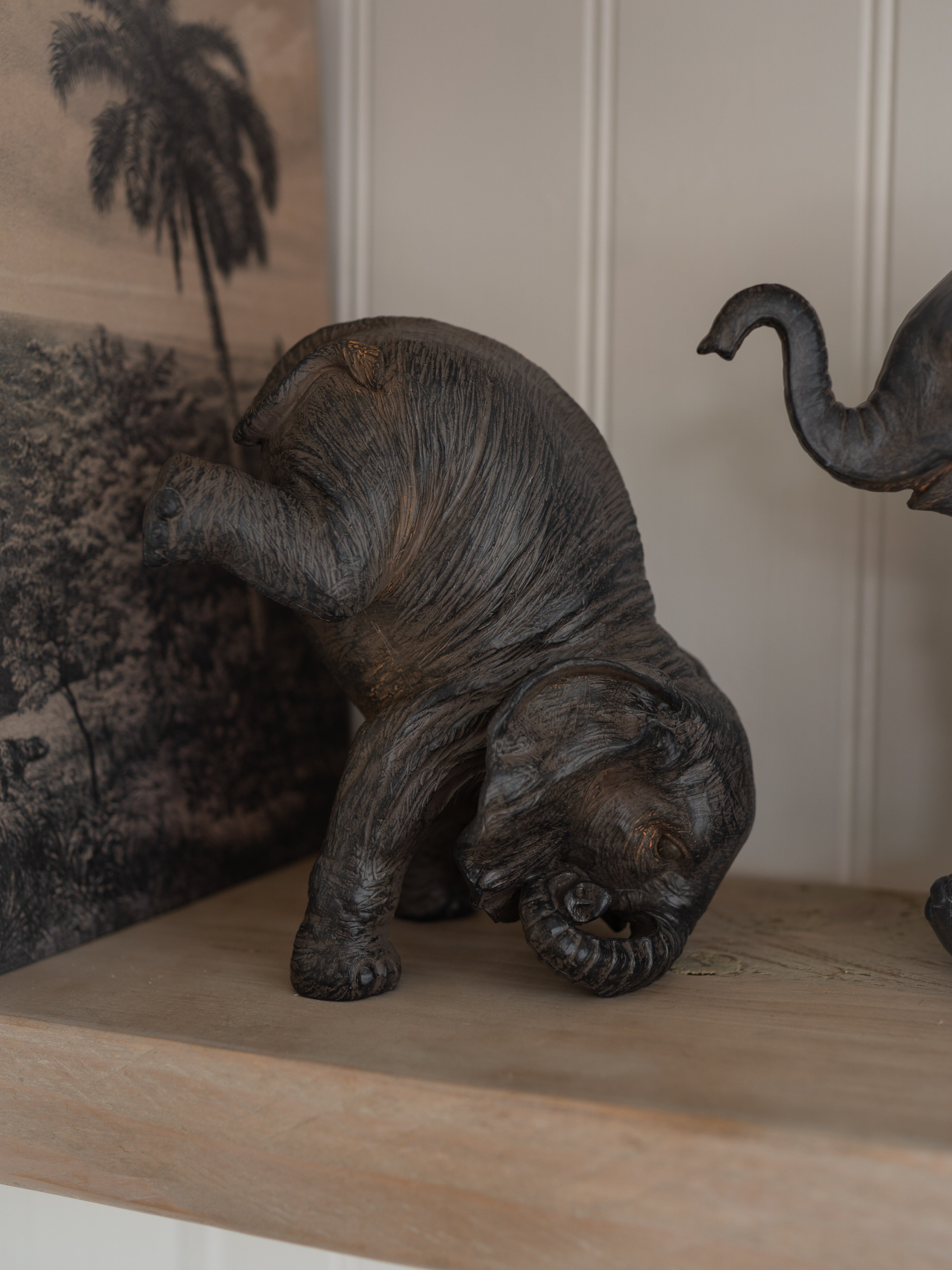 Playing Elephants Decorative Ornaments | Set of 2