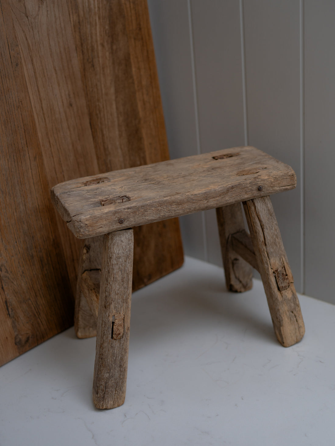Reclaimed Wooden Mini Stool - Style A