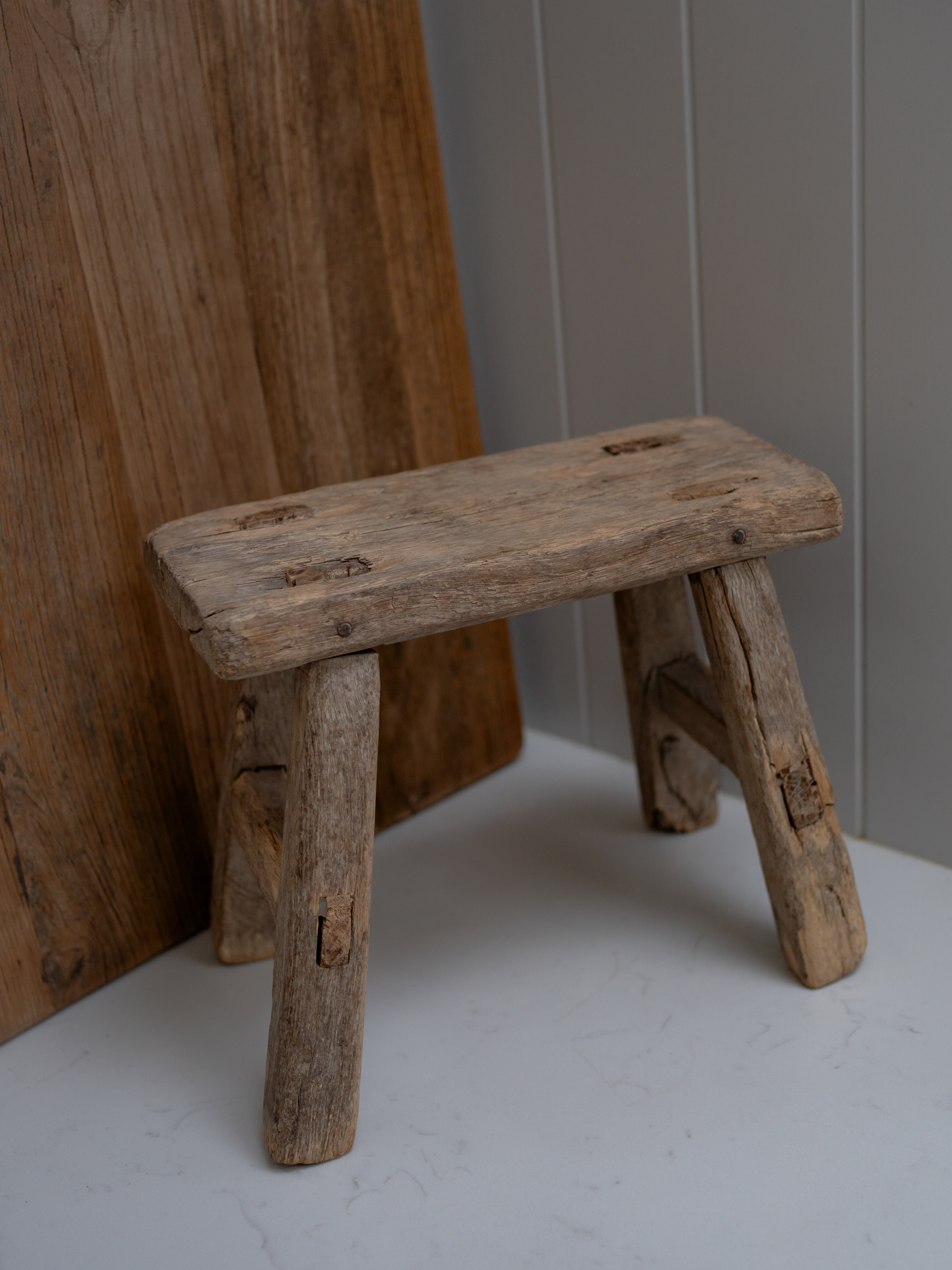 Reclaimed Wooden Mini Stool - Style A