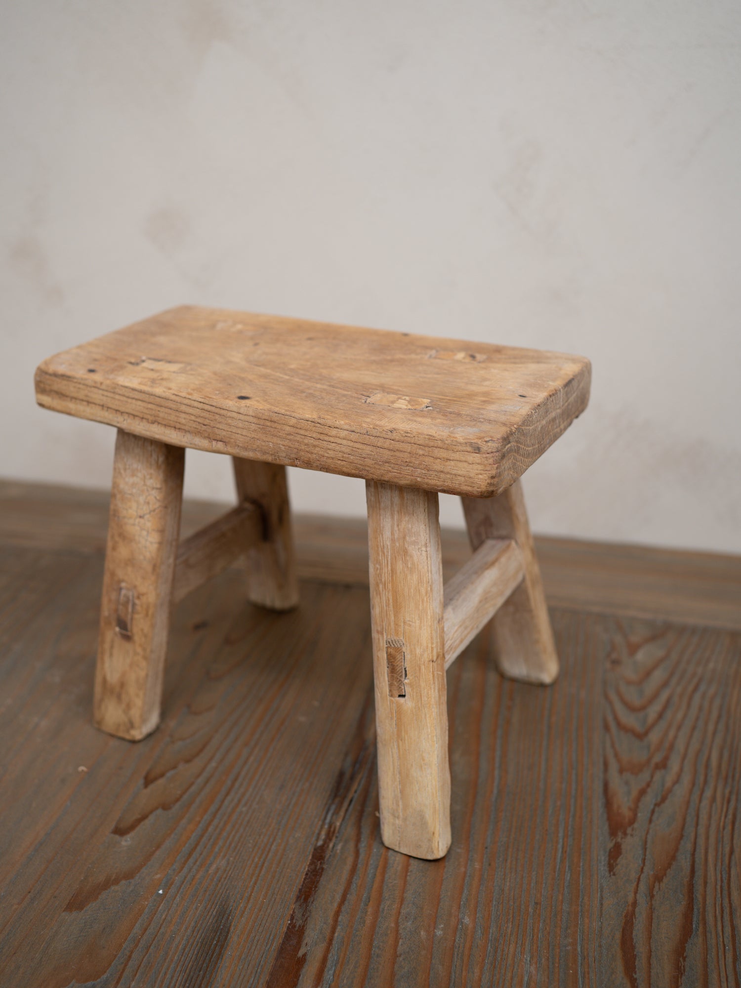 Reclaimed Wooden Mini Stool - Style X