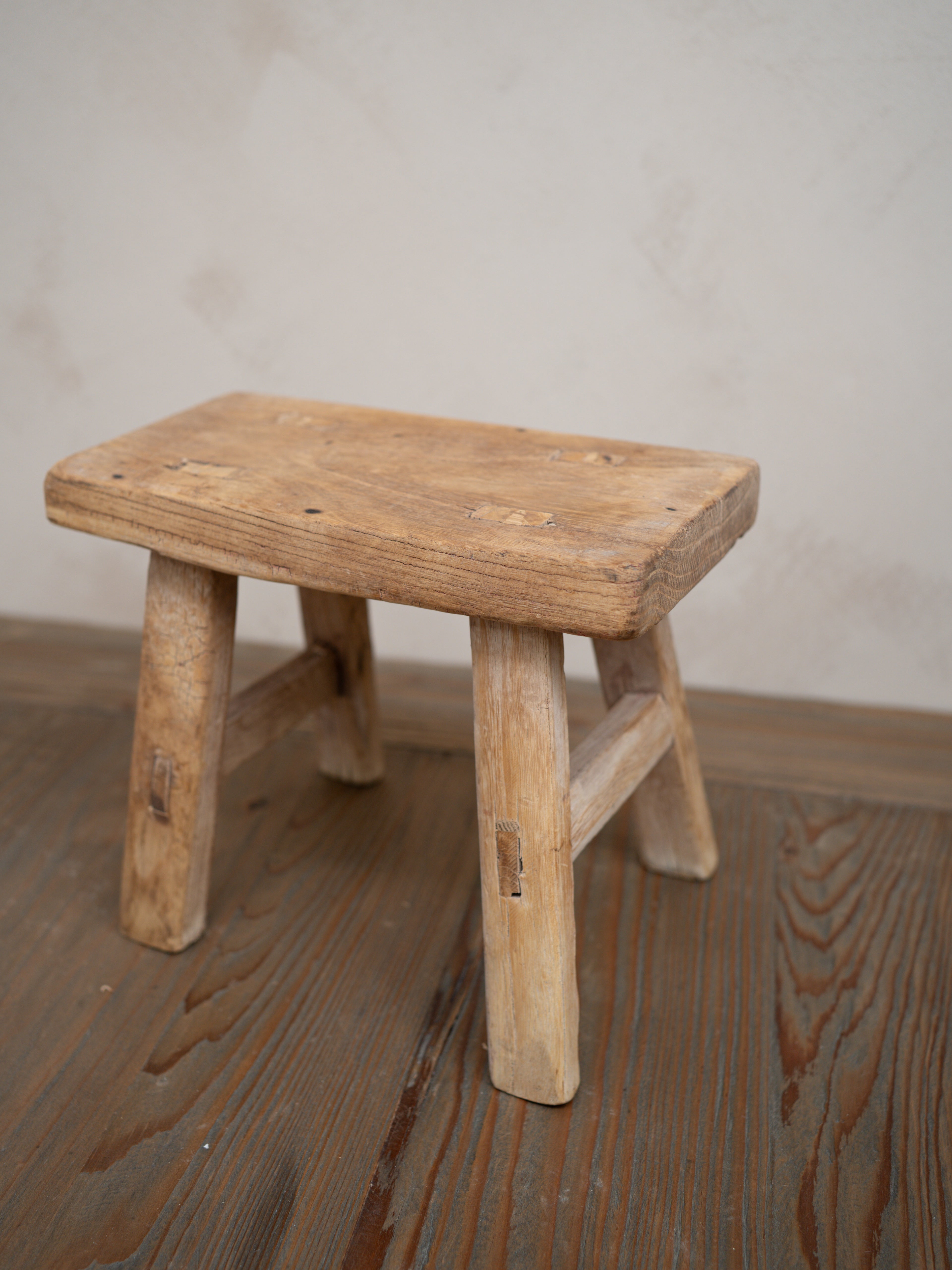 Reclaimed Wooden Mini Stool - Style X