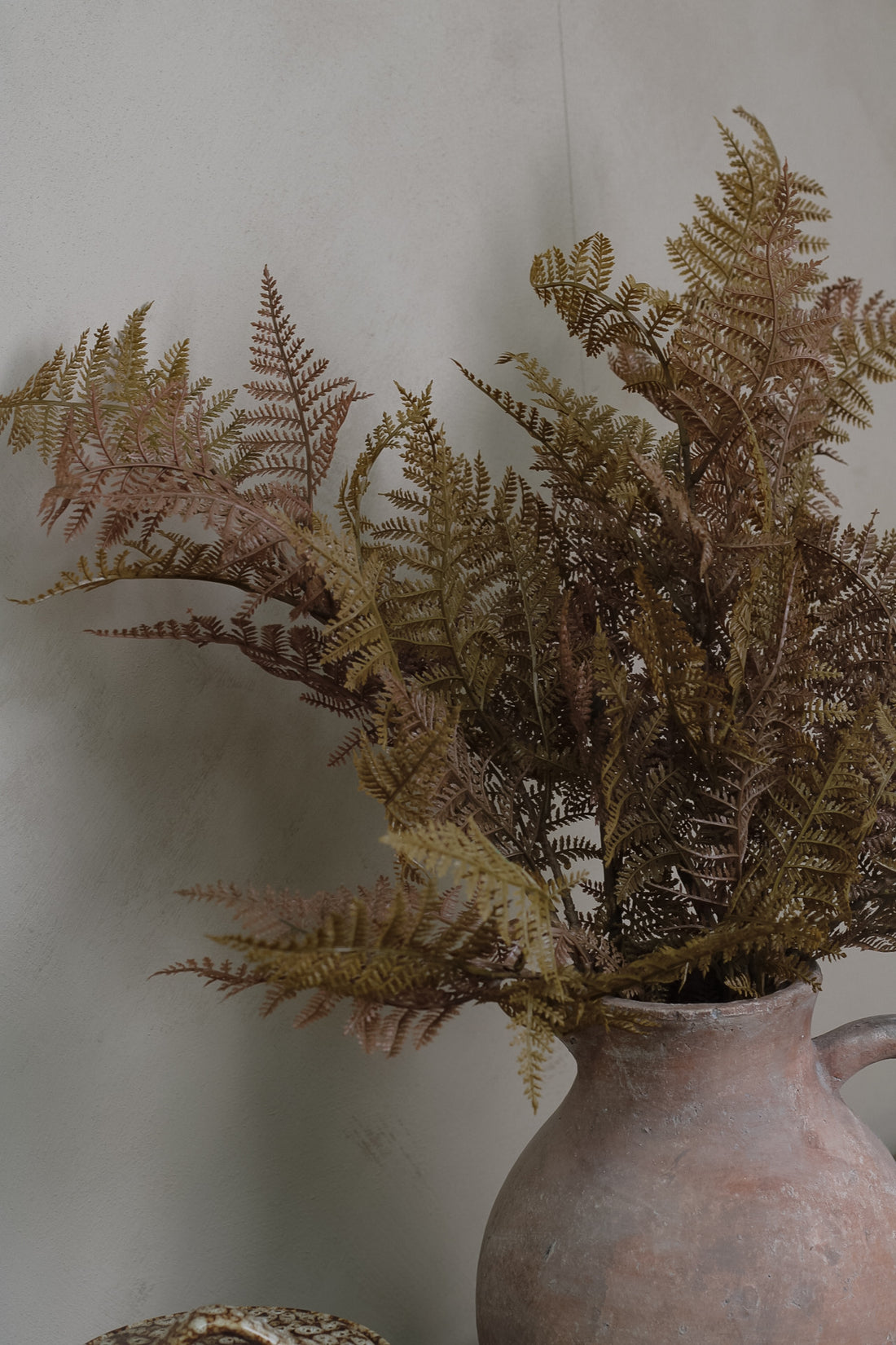 Faux Auburn Bracken Spray