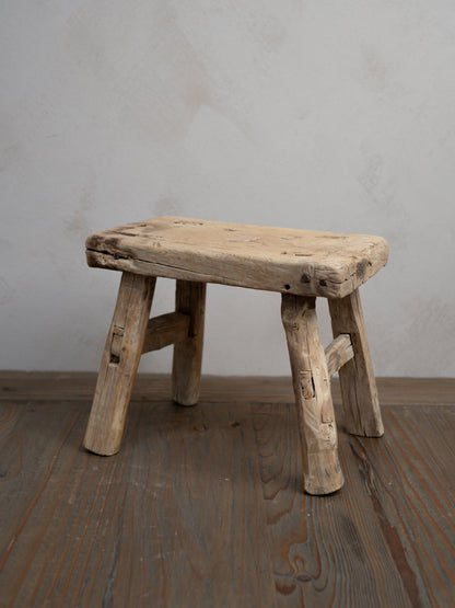 Reclaimed Wooden Mini Stool - Style S