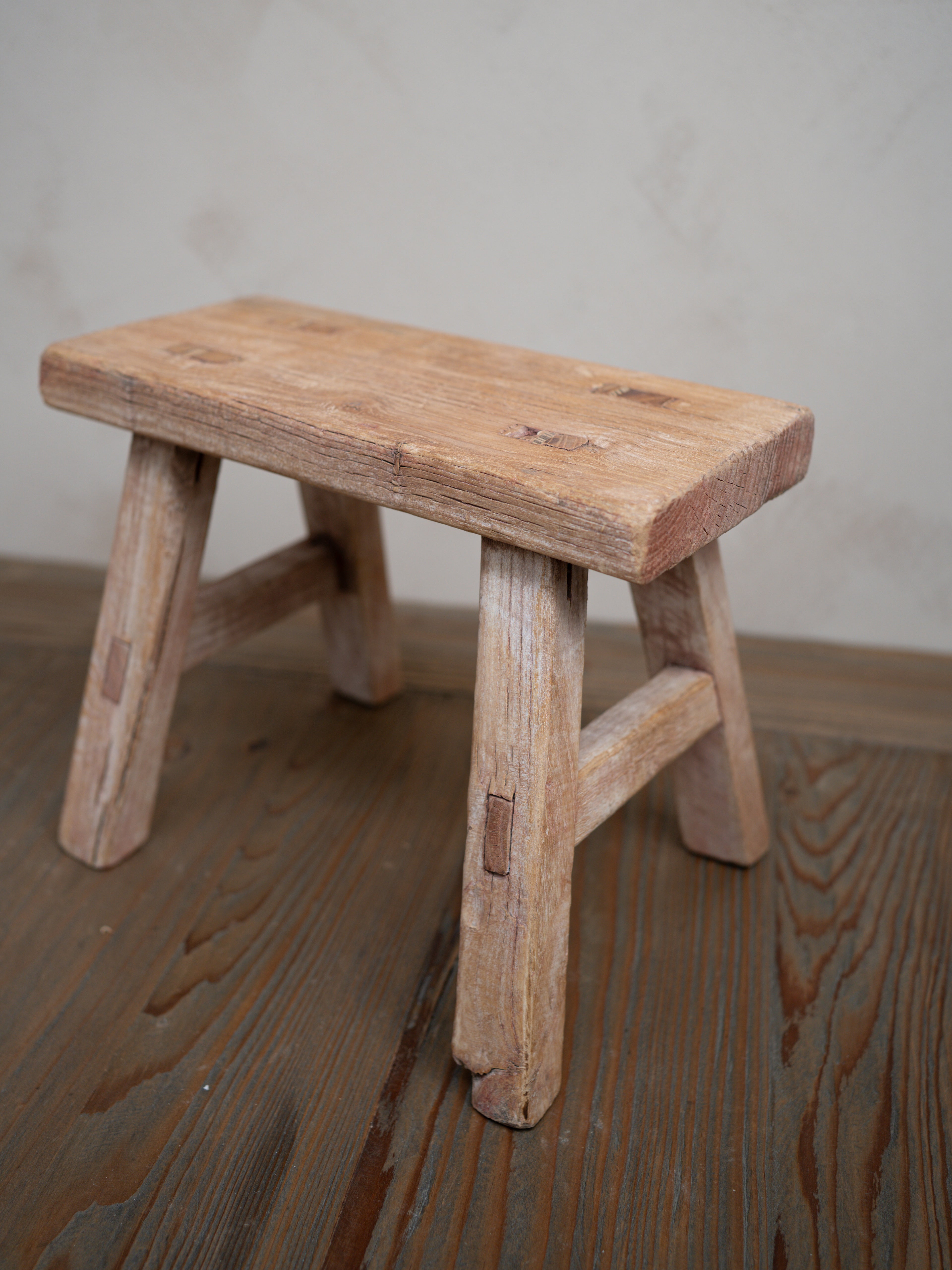 Reclaimed Wooden Mini Stool - Style R