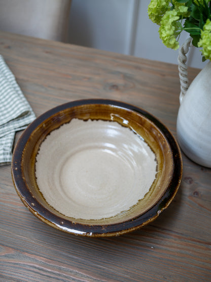 Salt Glazed Terracotta Decorative Bowl