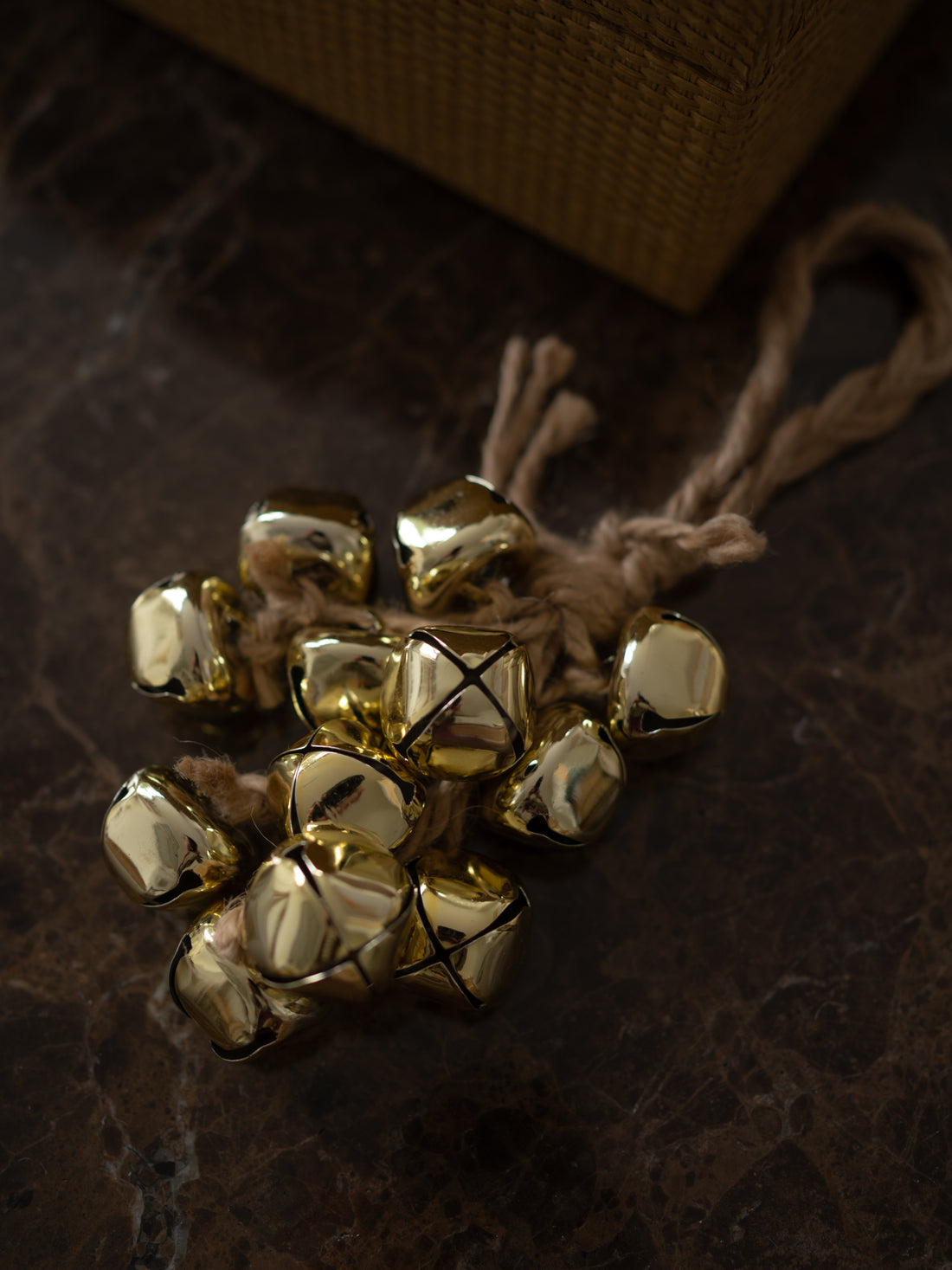 Gold Metal Bells Cluster Christmas Tree Decoration