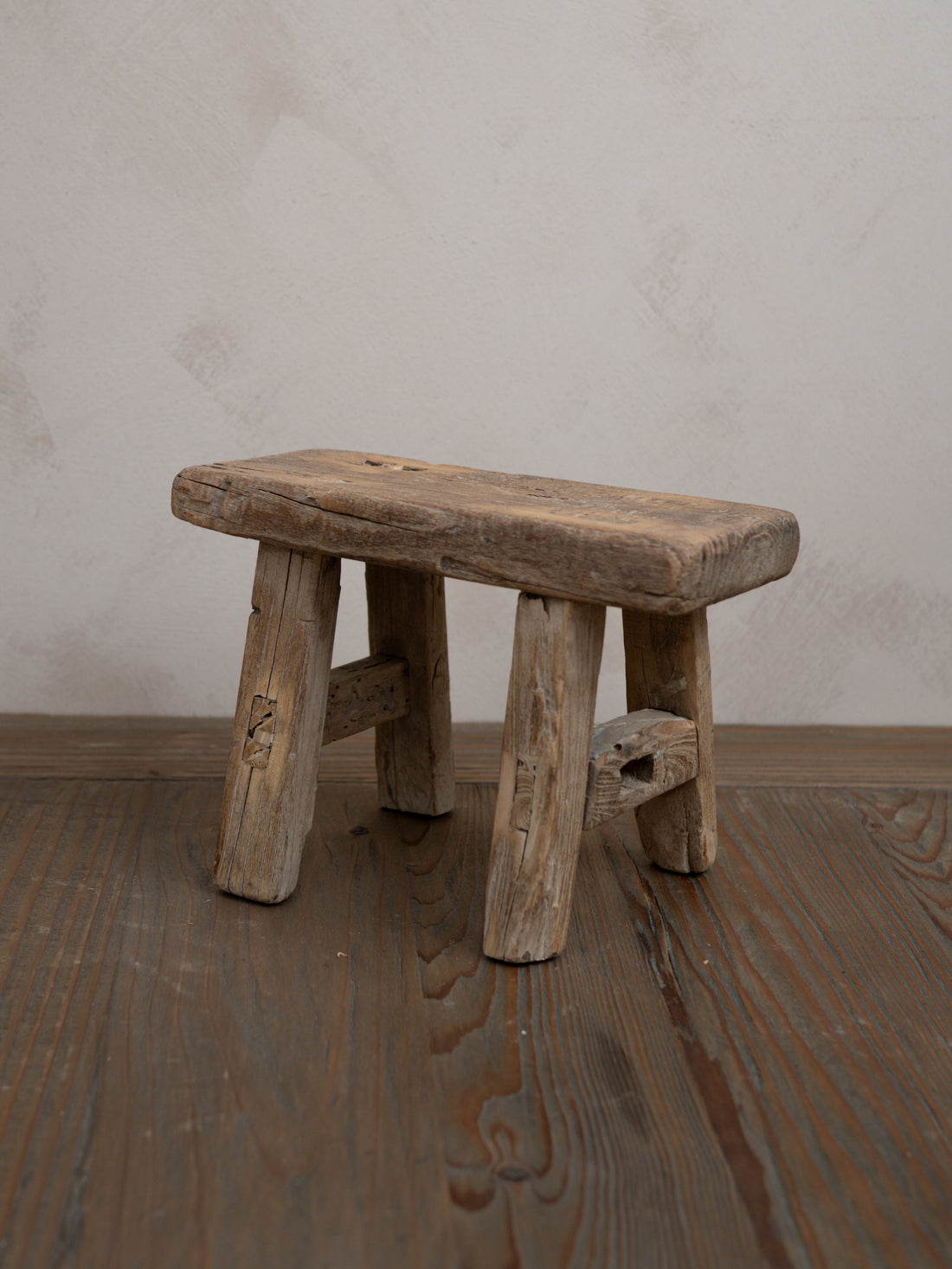 Reclaimed Wooden Mini Stool - Style AD