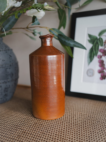 Tall Vintage Brown Ink Pourer - Style 4