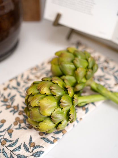 Faux Globe Artichoke with Stem