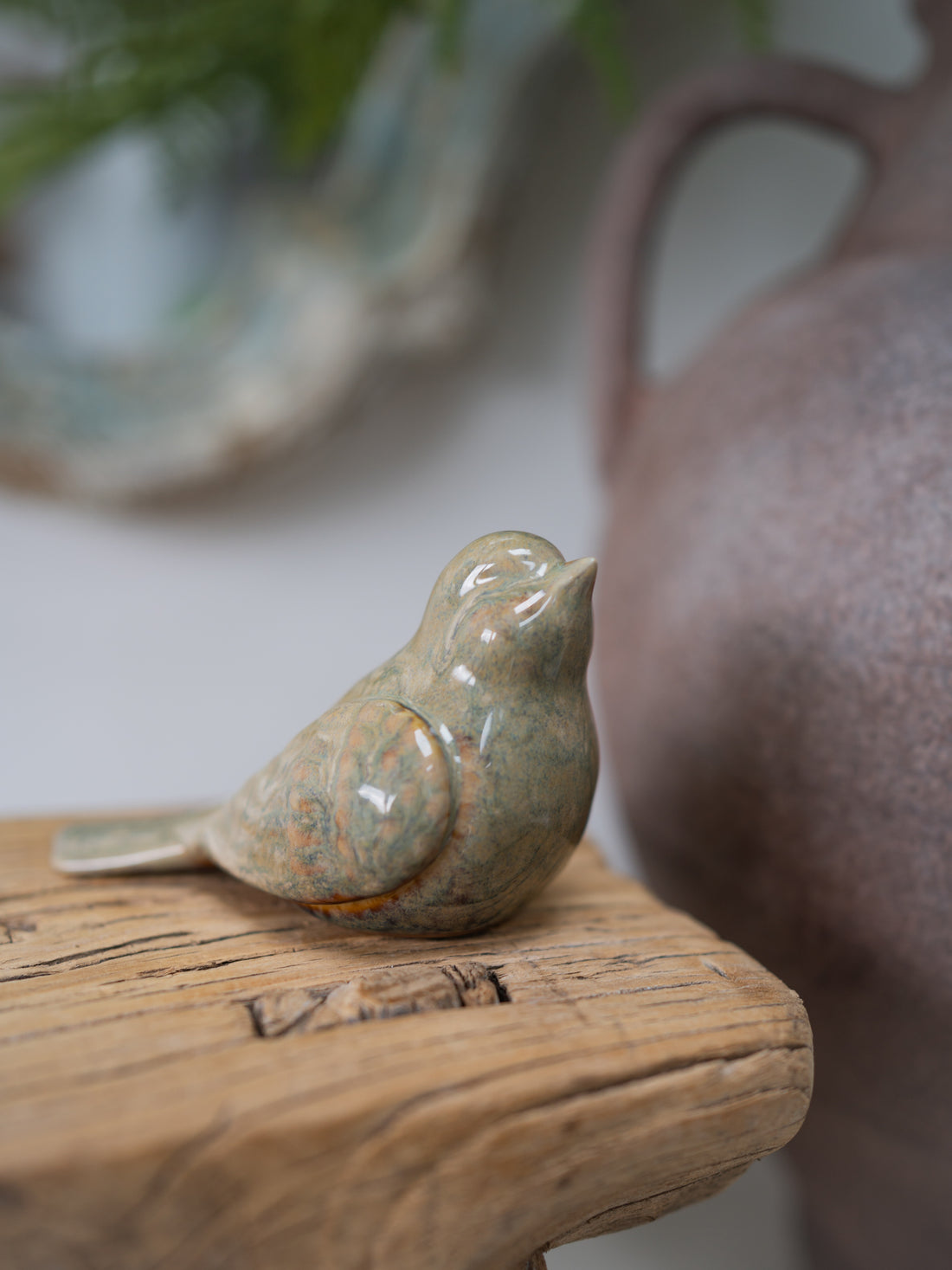 Small Stoneware Graceful Dove Ornament