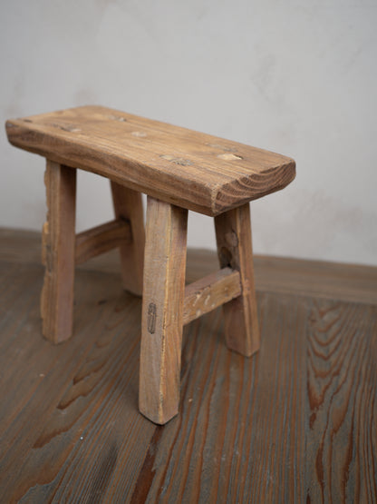 Reclaimed Wooden Mini Stool - Style J