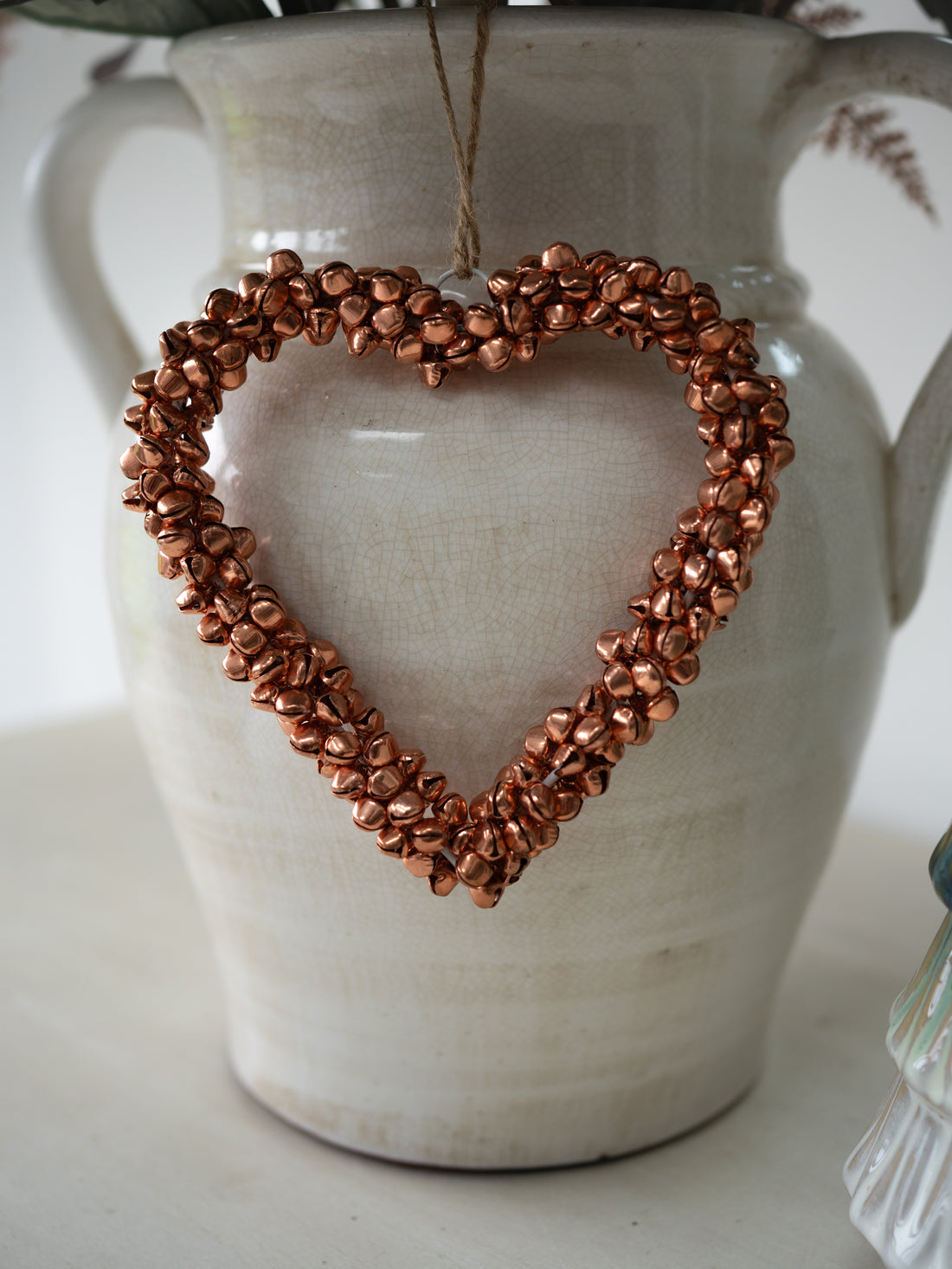Copper Bells Heart Christmas Tree Decoration
