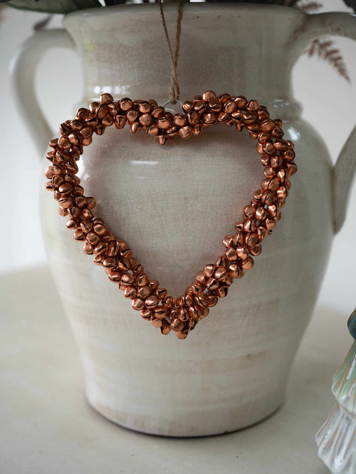 Copper Bells Heart Christmas Tree Decoration