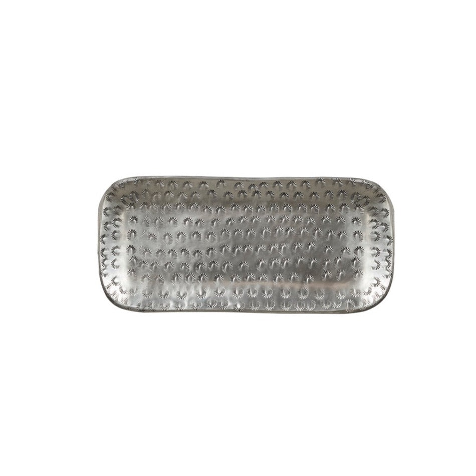 Silver Dimpled Tray