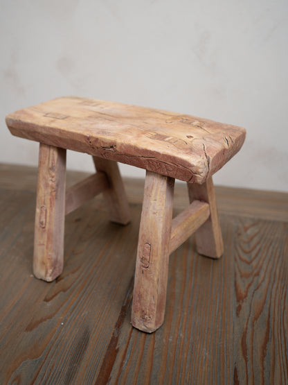 Reclaimed Wooden Mini Stool - Style Z