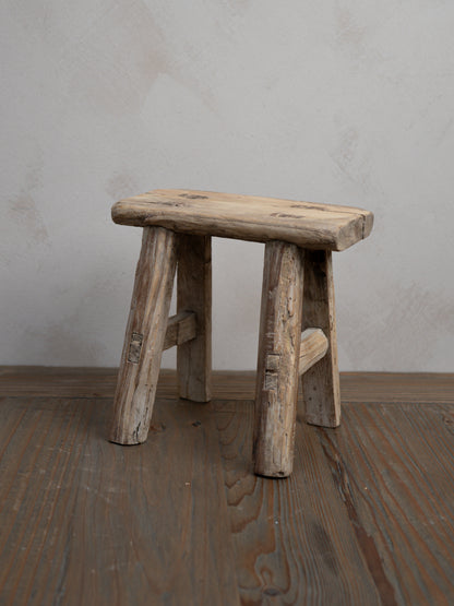 Reclaimed Wooden Mini Stool - Style Y