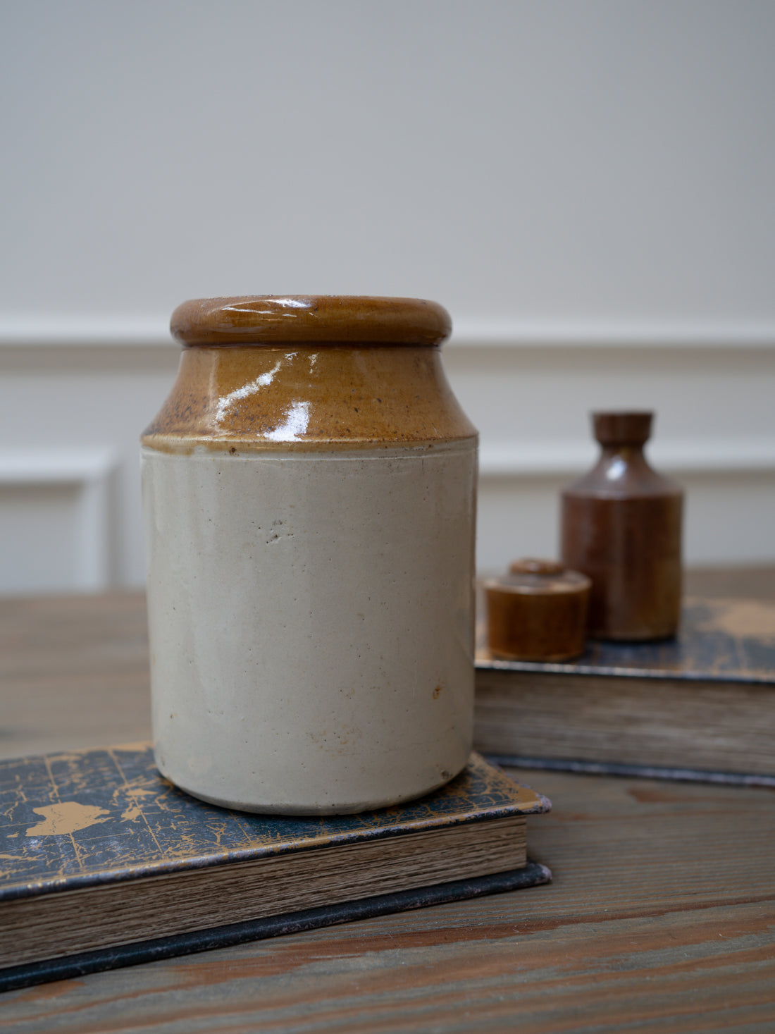 Large Vintage Salt Glazed Pot - Style 4